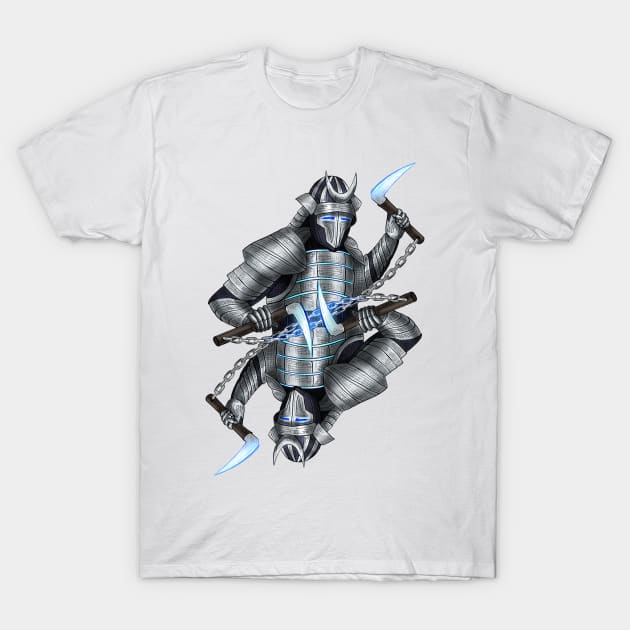 Futuristic Samurai T-Shirt by TimeSkiff